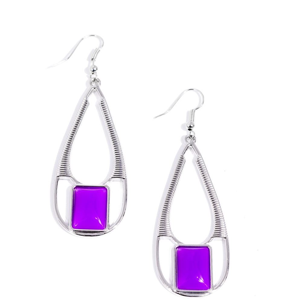 🆕Paparazzi Jewelry Earrings*💜*Adventure Story -Purple -~Free Gift~